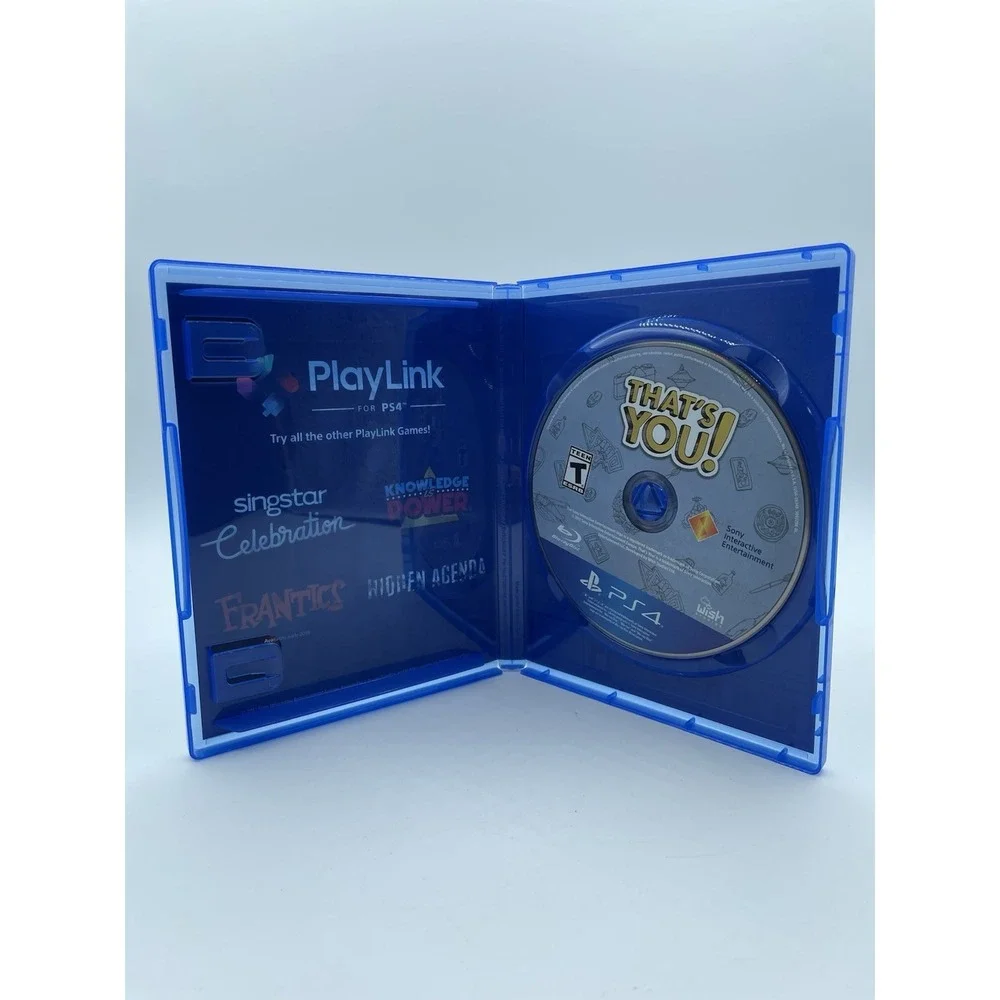 That's You (Sony PlayStation 4 PS4, 2017) - No Manual - Tested, Working